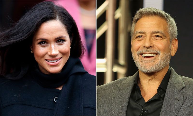 George Clooney sale en defensa de la duquesa Meghan