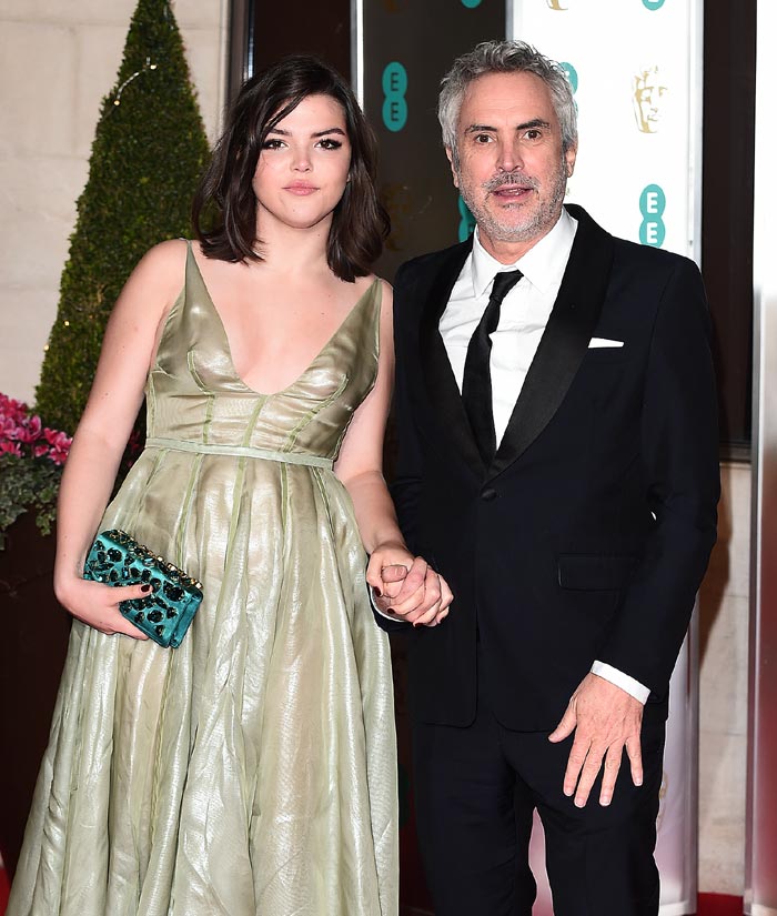 Alfonso Cuaron con su hija