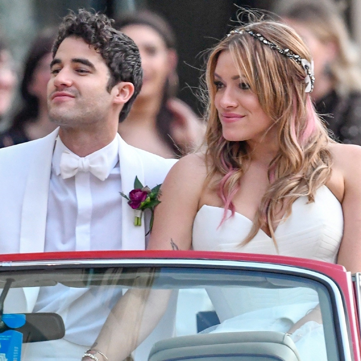 ¡No sin mis botas!  La novia de Darren Criss, la gran protagonista en el día de su boda