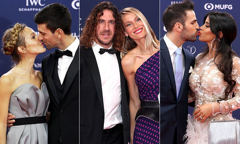 El amor brilla sobre la alfombra roja de los Laureus, que se pisa en zapatillas