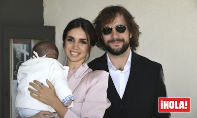 Elena Furiase y Gonzalo Sierra bautizan a su hijo Noah acompañados por numerosos rostros conocidos