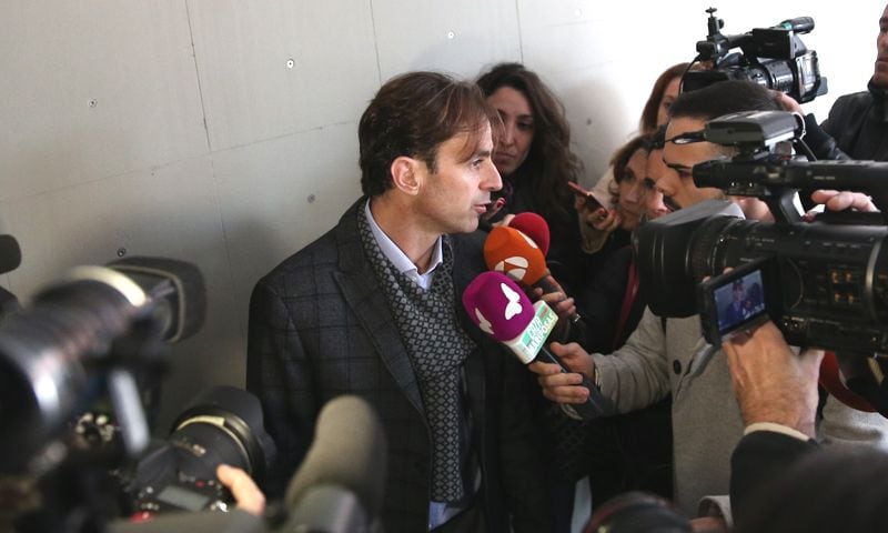 Josep Santacana, en el inicio del juicio de divorcio con Arantxa Sánchez Vicario: 'A ver si definitivamente llega el fin'