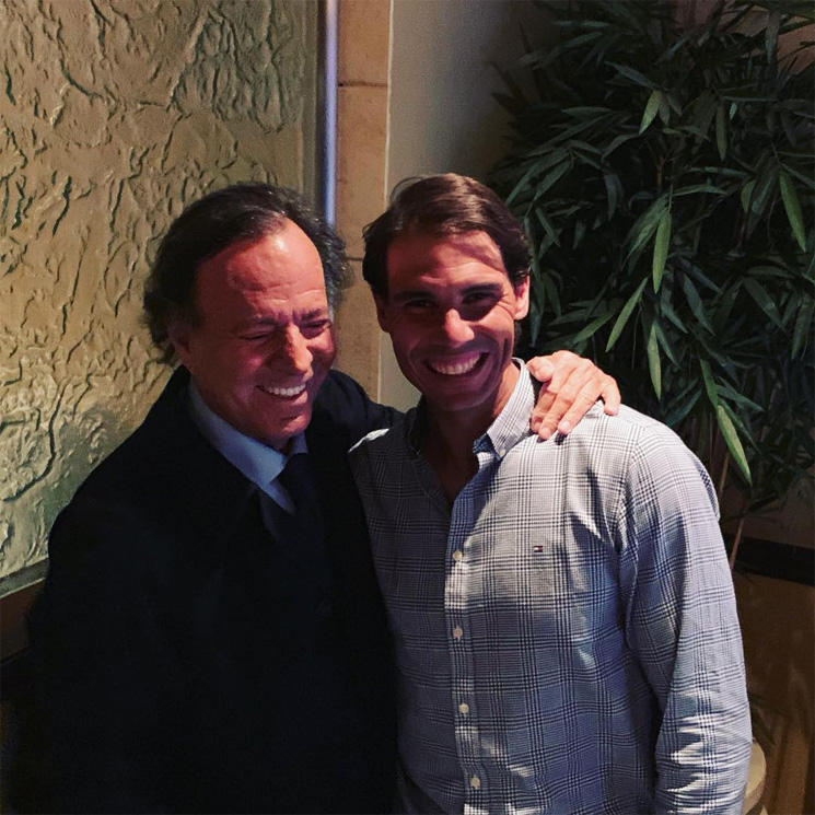 Rafa Nadal se reencuentra con su gran amigo Julio Iglesias