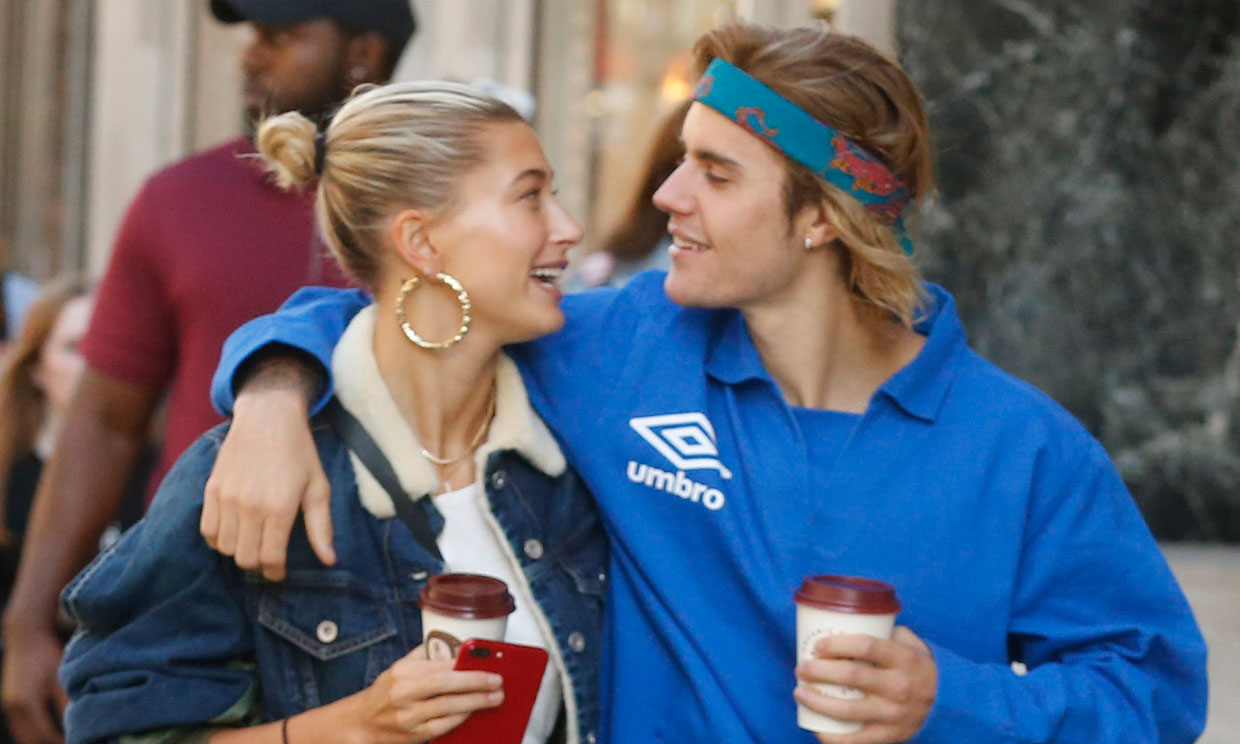 Hailey Baldwin y Justin Bieber