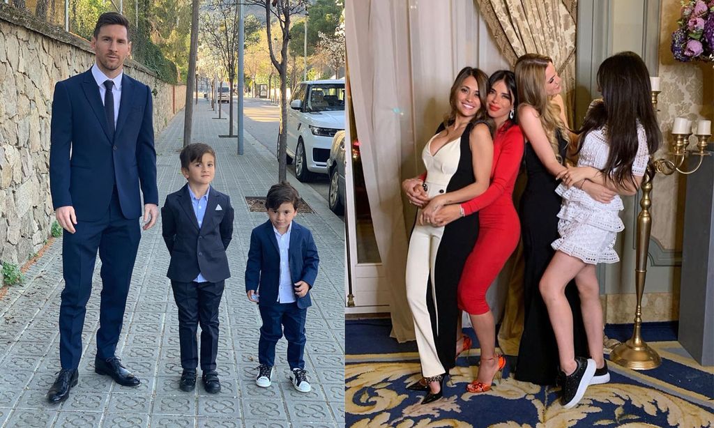 El bautizo con inspiración ‘real’ de los hijos de Cesc Fábregas al que asistió Messi con su familia