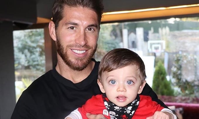 Sergio Ramos celebra el primer cumpleaños de su hijo Alejandro