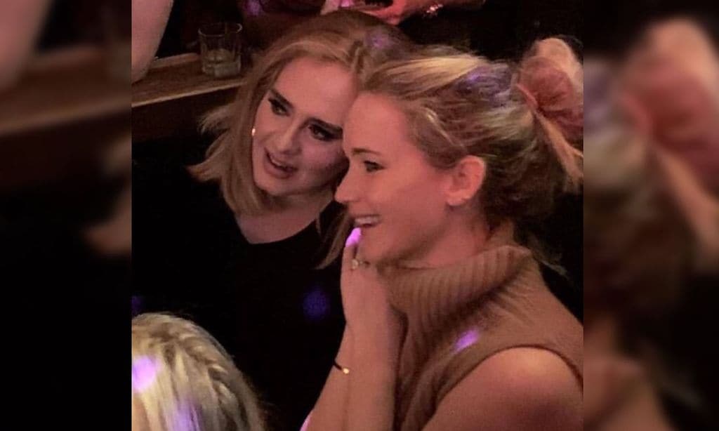 El fiestón de Adele y Jennifer Lawrence