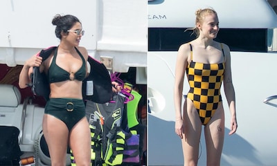 ¿Bañador o bikini? Priyanka Chopra y Sophie Turner disfrutan con estilo de una jornada en alta mar