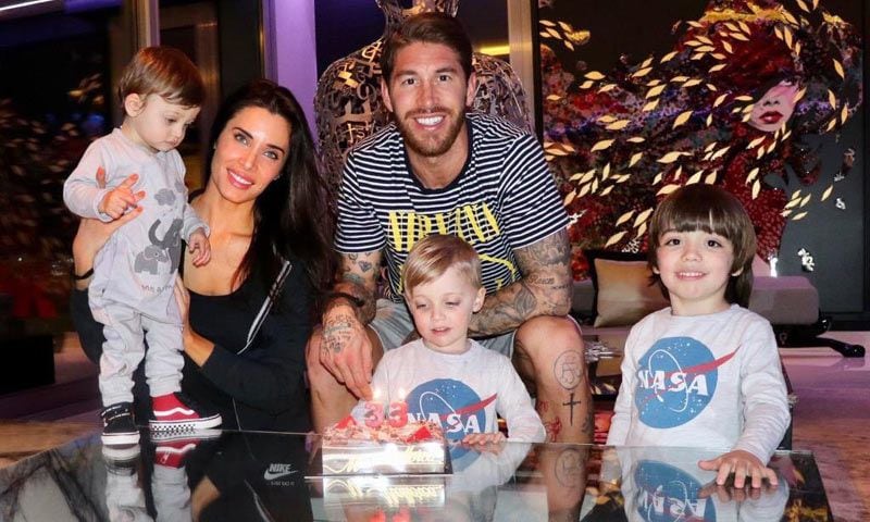 Así Han Celebrado Pilar Rubio Y Sus Hijos El 33 Cumpleaños De Sergio Ramos