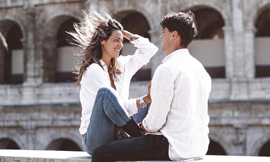 Roma, nueva parada del amor 'viajero' de Laura M. Flores y su novio