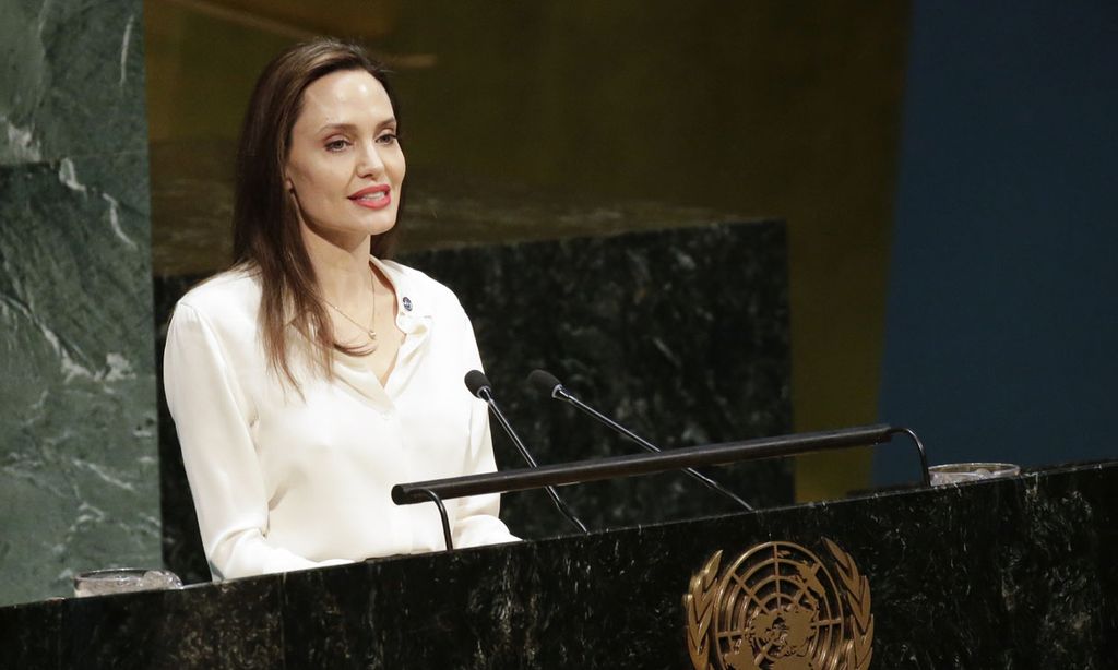 Angelina Jolie reaparece en la ONU con un discurso por la mujer y los refugiados