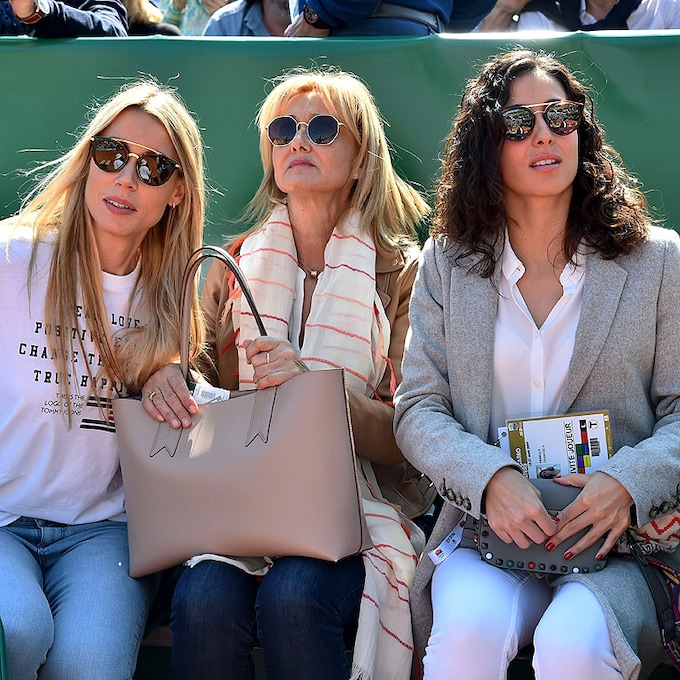 Mery Perelló y la familia de Rafa Nadal, los mejores apoyos del tenista en Montecarlo