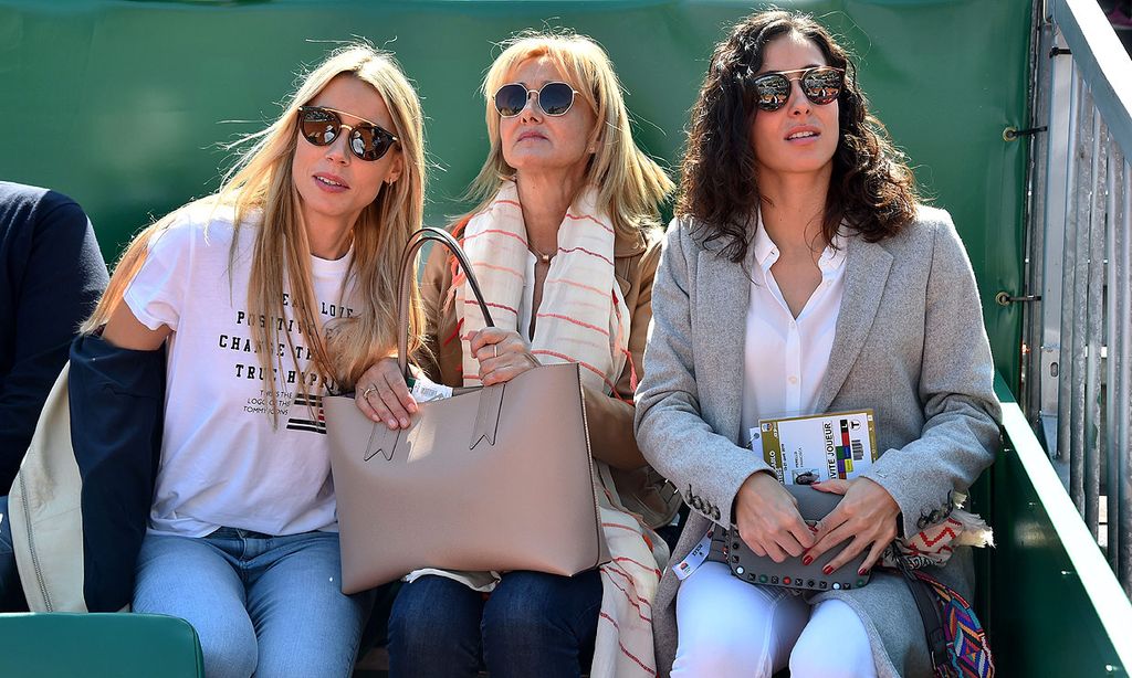 Mery Perelló y la familia de Rafa Nadal, los mejores apoyos del tenista en Montecarlo