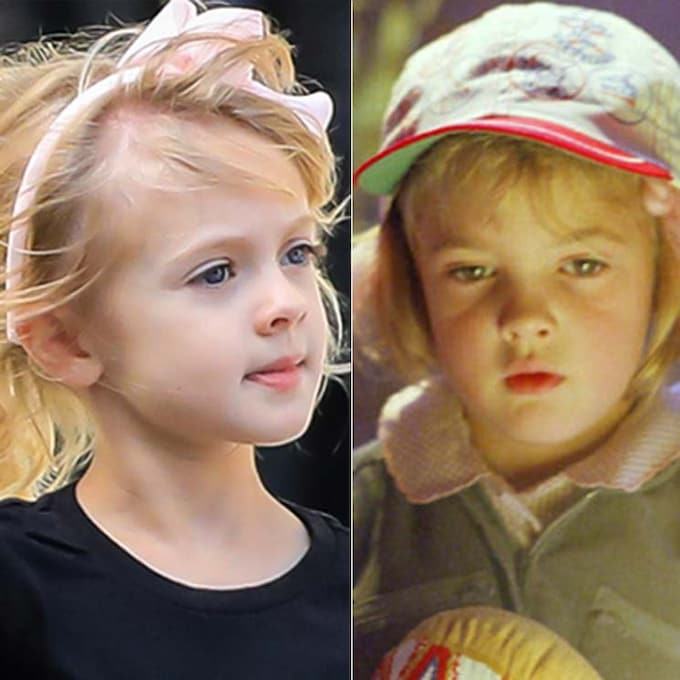 El extraordinario parecido de la hija de Drew Barrymore con la actriz cuando protagonizó 'E.T.'