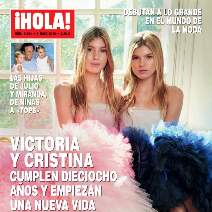 En ¡HOLA!: Victoria y Cristina, hijas de Julio Iglesias y Miranda, cumplen 18 años y comienzan una nueva vida