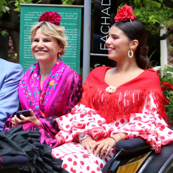 Malena Costa, Eugenia Martínez de Irujo y su hija Cayetana... se visten de flamencas en la Feria de Abril
