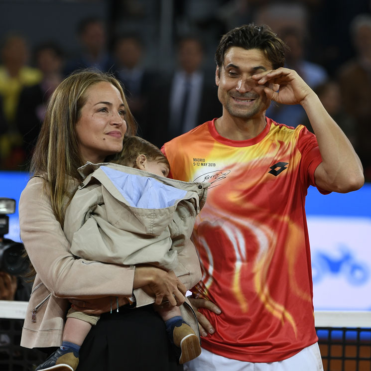 Muy emocionado y rodeado de su familia, David Ferrer dice adiós al tenis