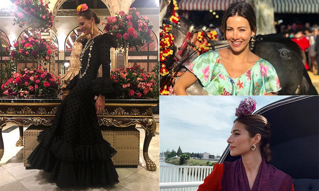 FOTOGALERIA: Eva González, Virginia Troconis... las 'celebrities' llenan de color la Feria de Abril