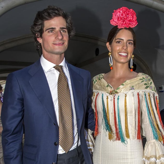 Los duques de Huescar deslumbran en su primera Feria de Abril como casados