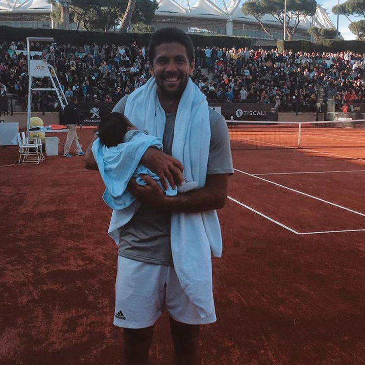 El pequeño Miguel, 'el mejor regalo' de Fernando Verdasco tras una doble victoria en Roma