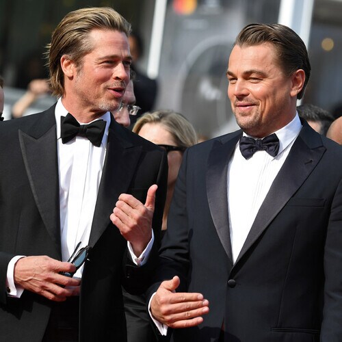 FOTOGALERÍA: Y volvió Brad Pitt a Cannes, con sus bromas, risas y ganas de pasarlo bien