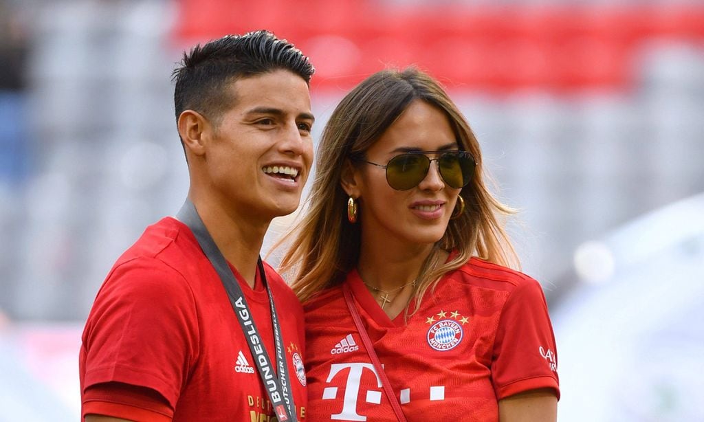 James Rodríguez y Shannon de Lima