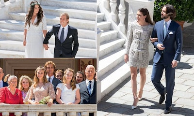 Carlota Casiraghi elige para la imagen oficial de su boda el mismo escenario que sus dos hermanos