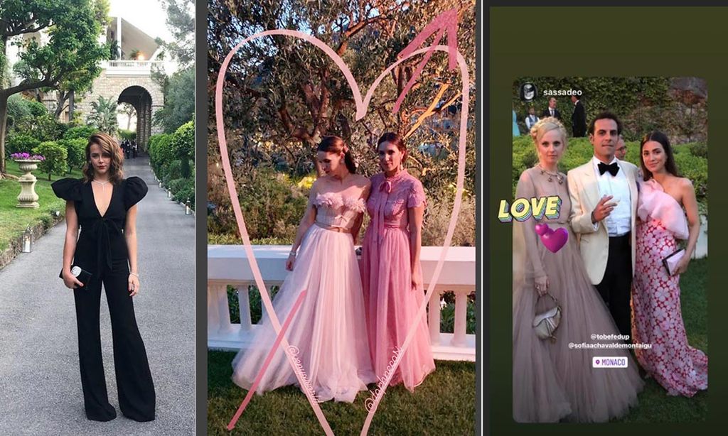 Tatiana Santo Domingo, Alessandra de Osma... desvelan su look' para bailar en la boda de Carlota Casiraghi y Dimitri Rassam