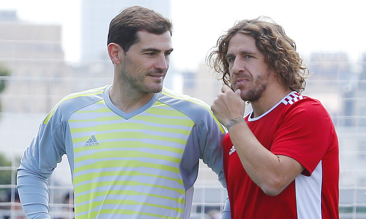 El reencuentro de Iker Casillas y Carles Puyol: 'Qué alegría verte tan bien'