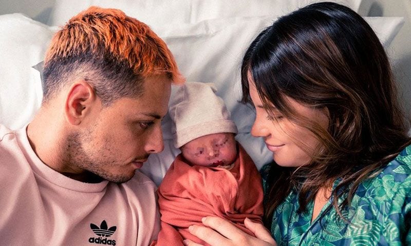 Javier Hernández 'Chicharito' y Sarah Kohan han sido padres