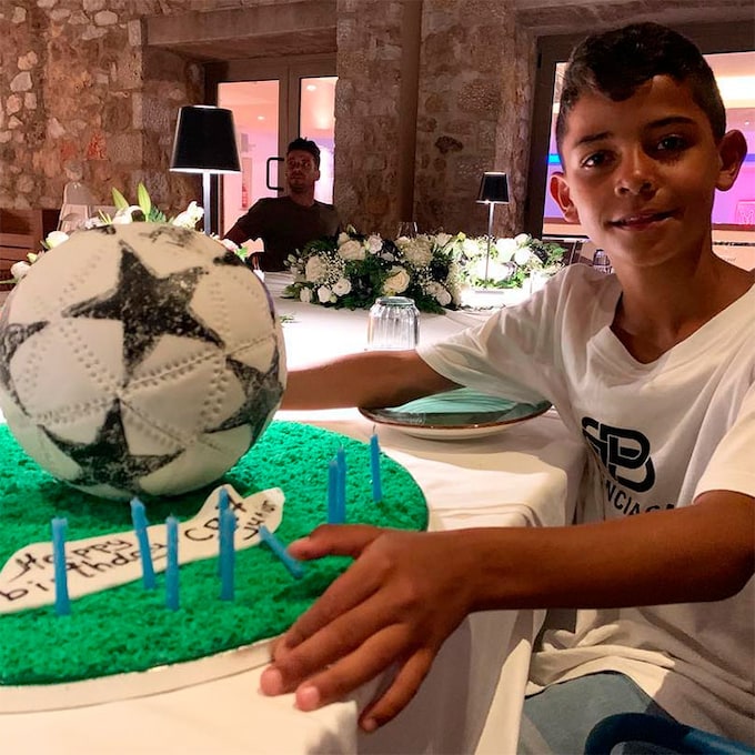 Cristiano Ronaldo celebra el cumple de su hijo mayor en Grecia