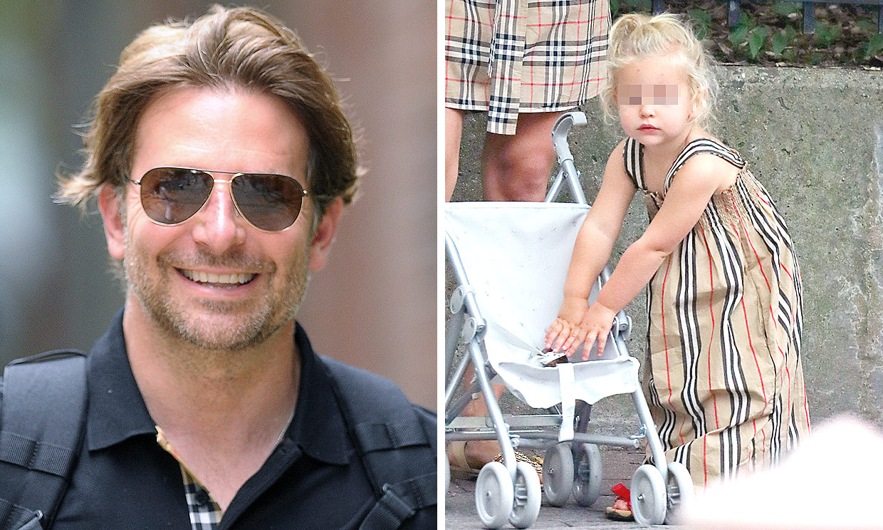 Bradley Cooper, muy sonriente tras visitar a su hija en casa de Irina Shayk