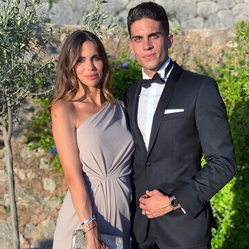 Melissa Jiménez y Marc Bartra, invitados de lujo en la boda de Mario Götze en Mallorca