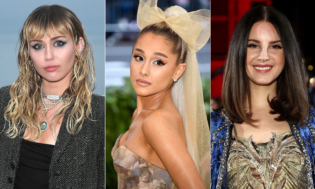 Miley Cyrus, Ariana Grande y Lana del Rey, tres 'ángeles' que unen sus fuerzas