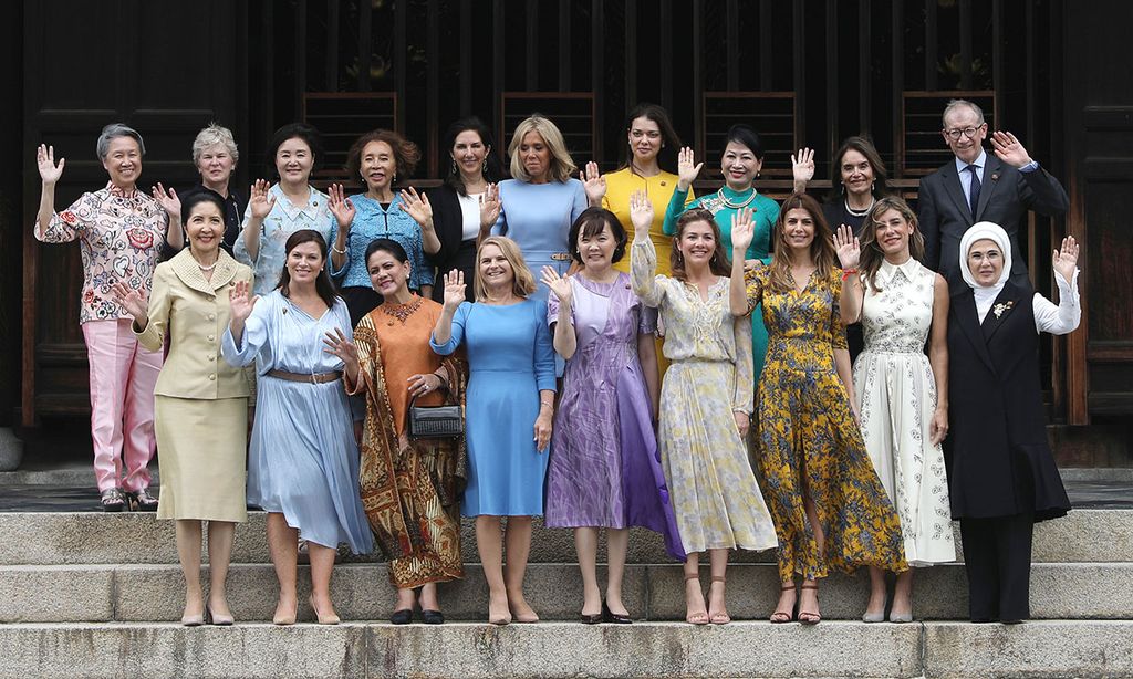 Begoña Gómez, entre primeras damas y un único caballero en la foto de familia del G-20