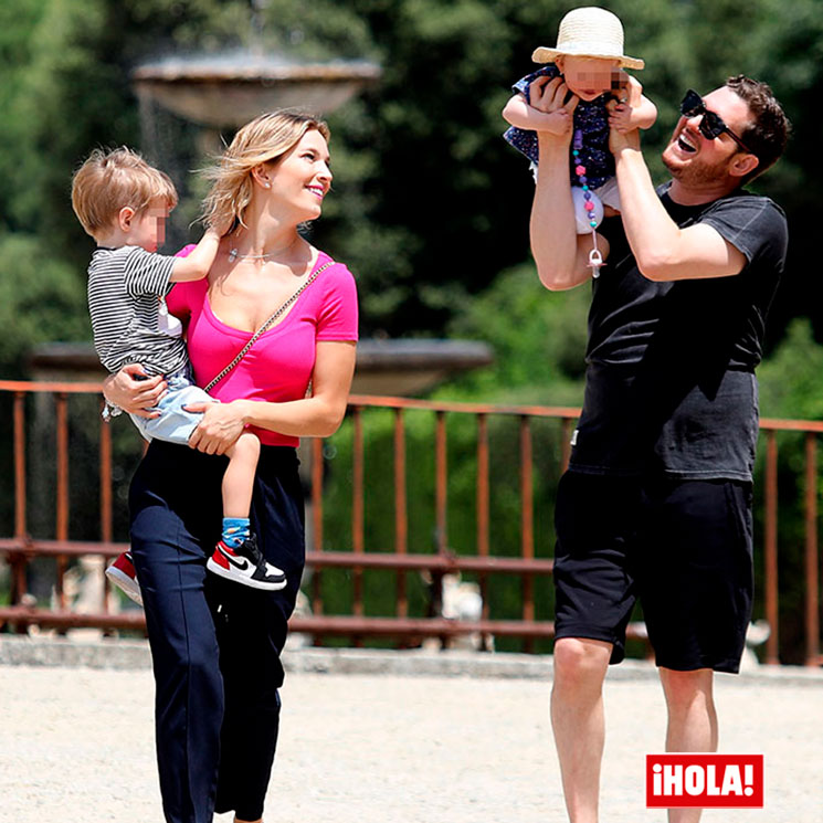 EXCLUSIVA: Las románticas vacaciones Michael Bublé y Luisana Lopilato con sus hijos en Florencia