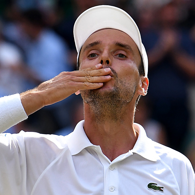 El español Roberto Bautista, obligado a aplazar su despedida de soltero por su triunfo en Wimbledon