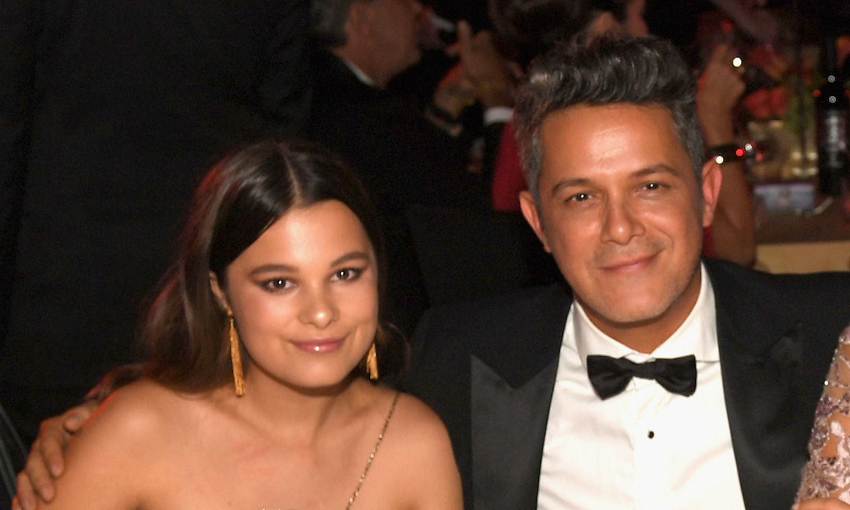 Alejandro Sanz y su hija Manuela