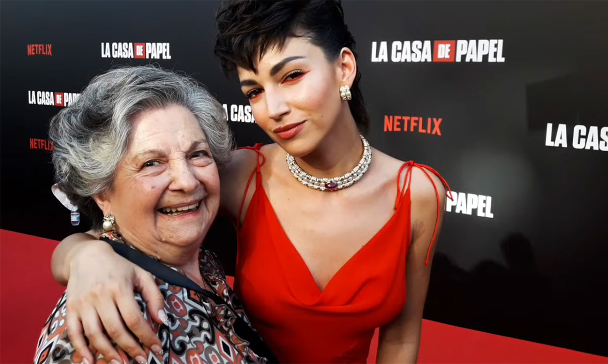 abuela de dragones casa de papel