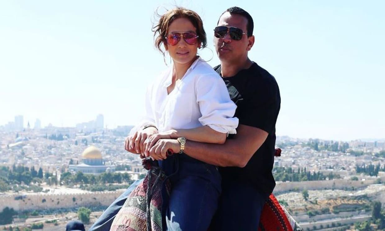 Las vacaciones de Jennifer Lopez en Jerusalén junto a su marido y sus hijos