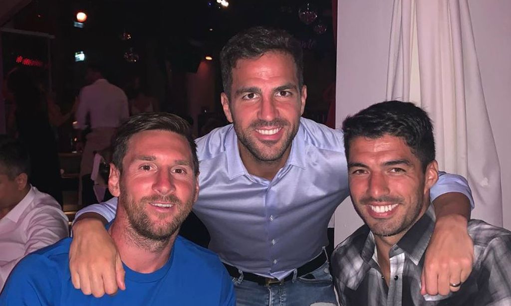 Leo Messi: sus divertidas vacaciones en Ibiza con Fàbregas y Suárez  