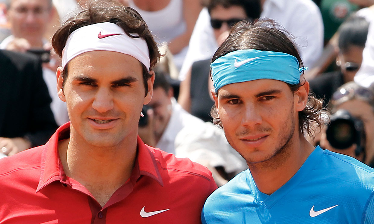 Roger Federer y Rafa Nadal