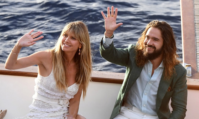 Heidi Klum y Tom Kaulitz celebran su luna miel