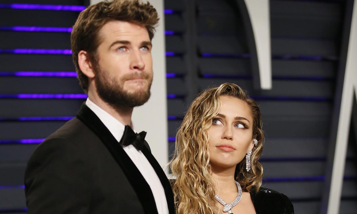 Miley Cyrus y Liam Hemsworth 