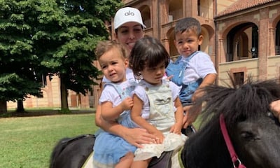 Georgina Rodríguez y sus hijos comienzan el día... ¡con un paseo en poni!