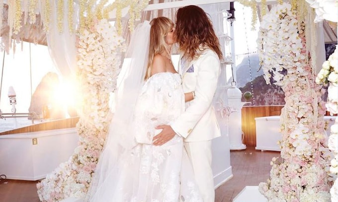 Heidi Klum desvela el diseñador de su vestido de novia