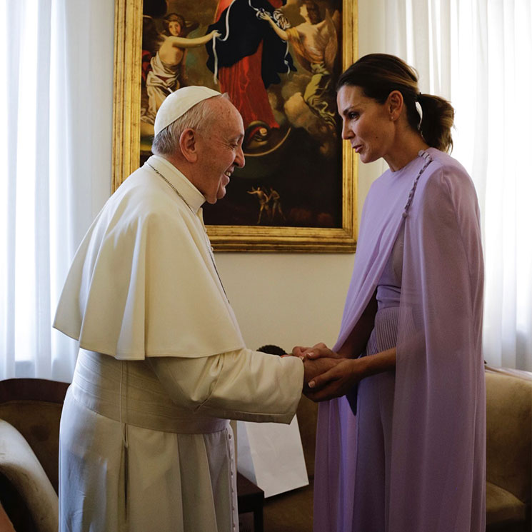 Mar Flores y Alicia Koplowitz, recibidas por el Papa Francisco en Roma