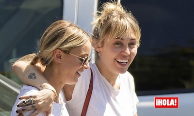 La sonrisa de Miley Cyrus en su última aparición con Kaitlynn Carter
