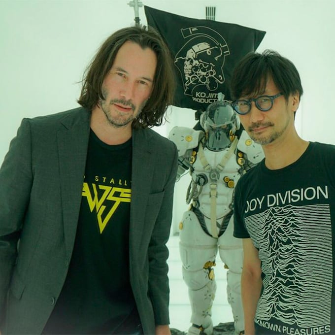 El encuentro viral y lleno de misterio entre Keanu Reeves y el diseñador de videojuegos Hideo Kojima