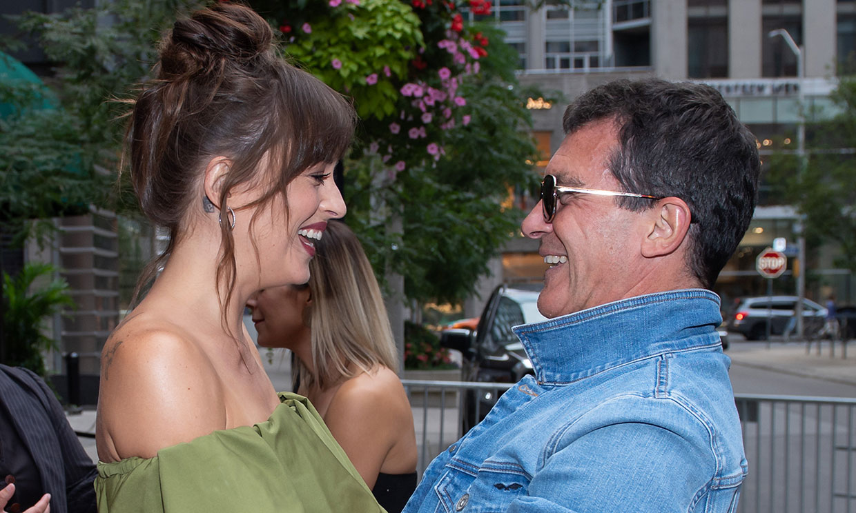 Antonio Banderas y su inmensa alegría al reencontrarse con 'su hija' Dakota Johnson